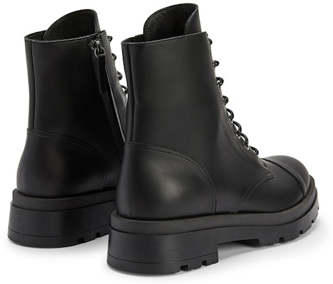 (Women) Giuseppe Zanotti Leather Round-Toe Lace-Up Boots 'Black' IU30010001 Lookbook (Women) Giuseppe Zanotti Leather Round-Toe Lace-Up Boots 'Black' IU30010001