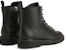 (W) Giuseppe Zanotti But Kulit Round-Toe Lace-Up 'Hitam' 'Gaya Serbaguna'. I070061H03