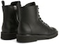 Shop (W) Giuseppe Zanotti But Kulit Round-Toe Lace-Up 'Hitam' 'Gaya Serbaguna'. I070061H03