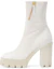Buy (W) Bota Blanca Tacón Plataforma Punta Redonda Cremallera Giuseppe Zanotti. I370008002