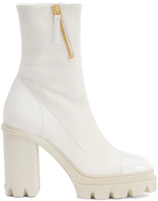 (W) Bota Blanca Tacón Plataforma Punta Redonda Cremallera Giuseppe Zanotti. I370008002 Order (W) Bota Blanca Tacón Plataforma Punta Redonda Cremallera Giuseppe Zanotti. I370008002