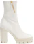 Order (W) Bota Blanca Tacón Plataforma Punta Redonda Cremallera Giuseppe Zanotti. I370008002