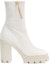 Order (W) Giuseppe Zanotti But Kasut Platform Bertumit Zip Kulit 'Putih' I370008002