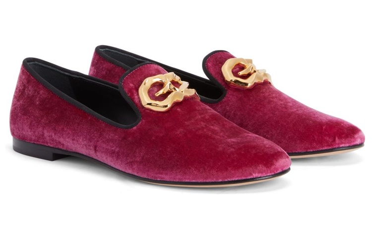 (W) Giuseppe Zanotti Leopoldin 'Velvet Burgundy' 圖 2