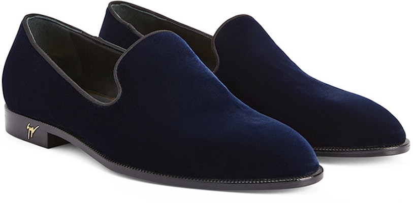 朱塞佩·萨诺第/基泽 圓頭套穿 樂福鞋 女款 藍色 Order 朱塞佩·萨诺第/基泽 圓頭套穿 樂福鞋 女款 藍色