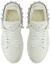 Lookbook giuseppe zanotti/GZ 皮革 時尚水鑽氣質百搭 低筒 板鞋 女款 白色