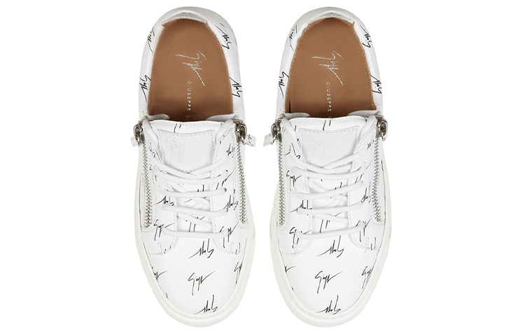 (W) Giuseppe Zanotti Low 'Logo Print White' 圖 3