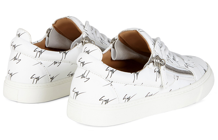(W) Giuseppe Zanotti Low 'Logo Print White' 圖 4