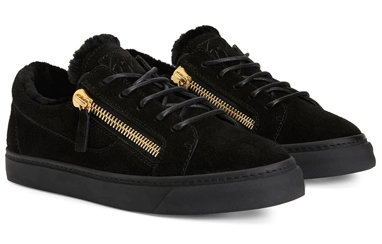 (W) Giuseppe Zanotti Low Top 'Black Side Zip' 圖 2