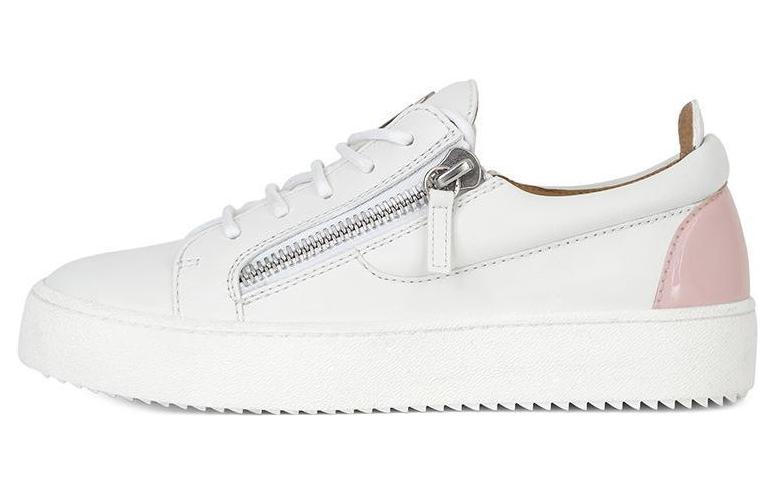 (W) Giuseppe Zanotti Low Top 'Pink CMFT Zipper'