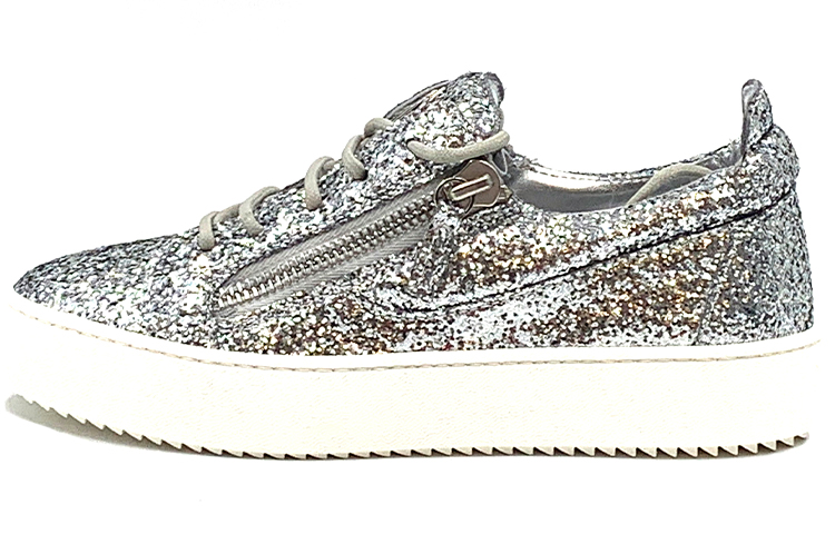 (W) Giuseppe Zanotti Low Top 'Silver'