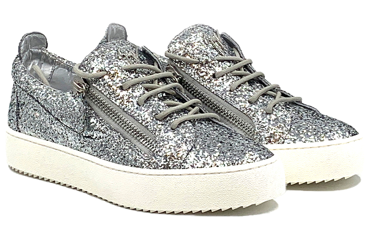 (W) Giuseppe Zanotti Low Top 'Silver' 圖 3