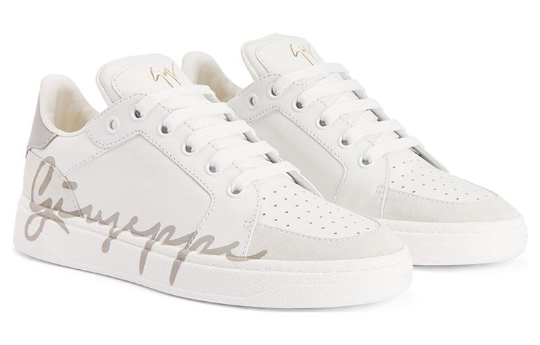 (W) Giuseppe Zanotti Low Top Lace-Up 'White Leather' 圖 2