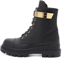 (Women) Giuseppe Zanotti Martin Boot 'Retro British Round Toe Black Leather' I270024004 (Women) Giuseppe Zanotti Martin Boot 'Retro British Round Toe Black Leather' I270024004