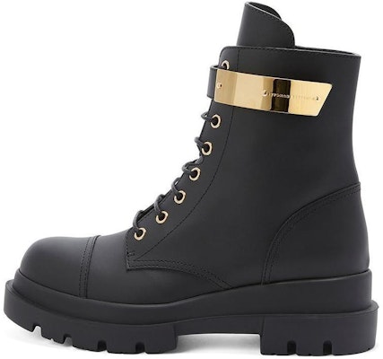 (Women) Giuseppe Zanotti Martin Boot 'Retro British Round Toe Black Leather' I270024004 Buy (Women) Giuseppe Zanotti Martin Boot 'Retro British Round Toe Black Leather' I270024004