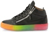 Buy (W) Giuseppe Zanotti Mid-Top Kulit dan Paten 'Hitam' RW20003002