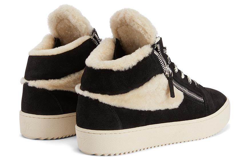 Lookbook (W) Giuseppe Zanotti Zapatillas Mid-Top 'Black Strap' Negro. RW30036001