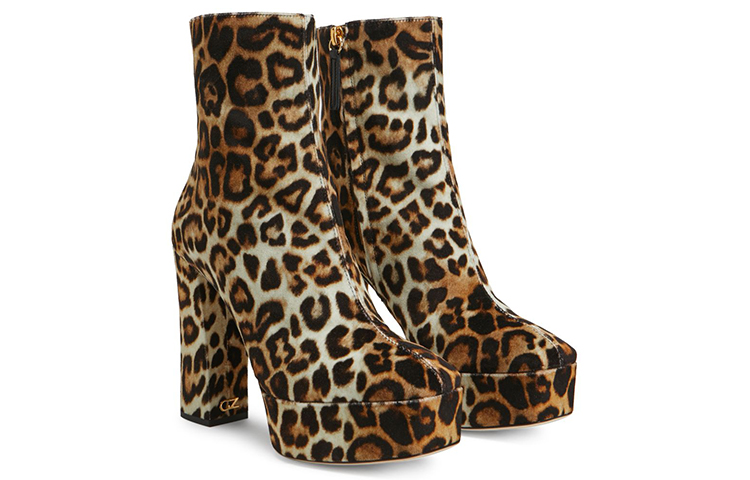 (W) Giuseppe Zanotti Morgana 'Brown Leopard Print' 圖 3