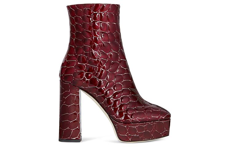 (W) Giuseppe Zanotti Morgana 'Burgundy Leather' 圖 2