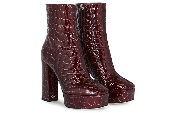 (W) Giuseppe Zanotti Morgana 'Burgundy Leather' 圖 3