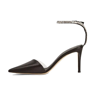 (W) Giuseppe Zanotti Nantes 'Black Pointed Toe Stiletto'