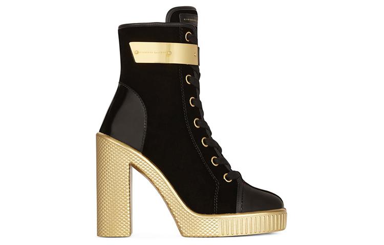 (W) Giuseppe Zanotti Nidir 'Black Gold Velvet' 圖 2