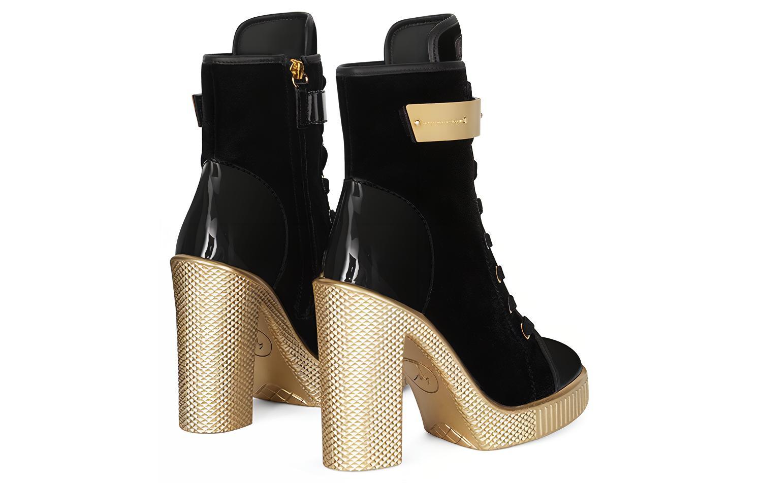 (W) Giuseppe Zanotti Nidir 'Black Gold Velvet' 圖 4