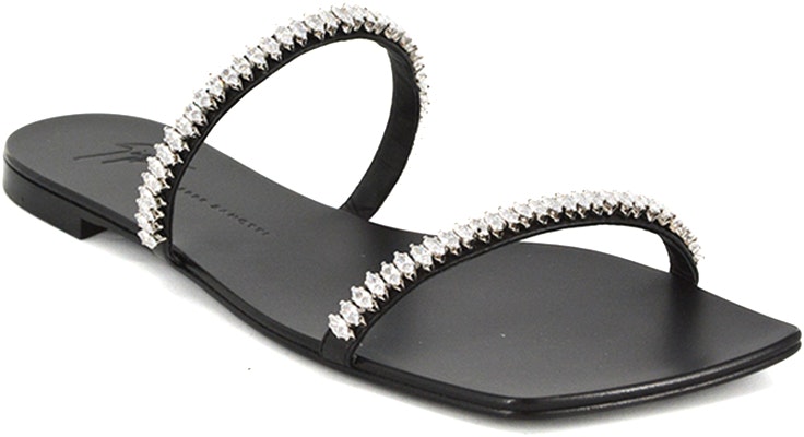 (Women) Giuseppe Zanotti Open-Toe Flat Sport Sandals 'Black' E100053001 Lookbook (Women) Giuseppe Zanotti Open-Toe Flat Sport Sandals 'Black' E100053001