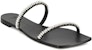 (W) Sandal Sukan Rata Giuseppe Zanotti Open-Toe 'Hitam' E100053001