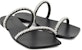 (W) Sandal Sukan Rata Giuseppe Zanotti Open-Toe 'Hitam' E100053001