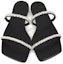 Purchase (W) Sandal Sukan Rata Giuseppe Zanotti Open-Toe 'Hitam' E100053001