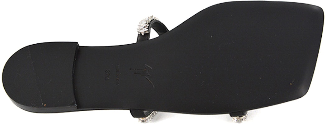 (W) Sandal Sukan Rata Giuseppe Zanotti Open-Toe 'Hitam' E100053001 Sizing (W) Sandal Sukan Rata Giuseppe Zanotti Open-Toe 'Hitam' E100053001