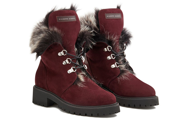 (W) Giuseppe Zanotti Phillis 'Burgundy Velvet' 圖 2