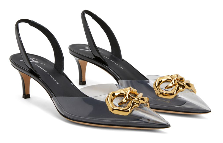 (W) Giuseppe Zanotti PVC Pointed-Toe Stiletto 5cm 'Black' 圖 2