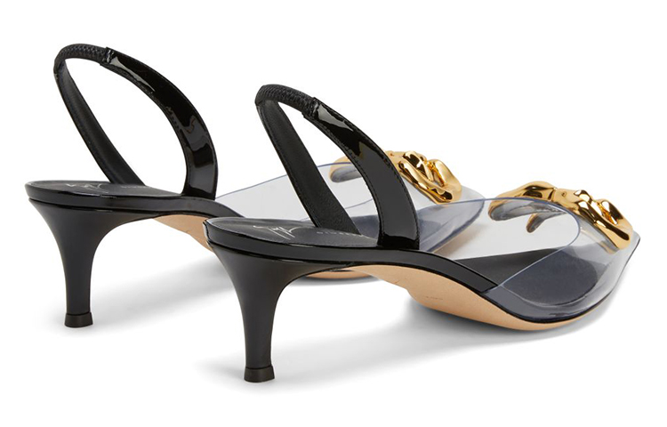 (W) Giuseppe Zanotti PVC Pointed-Toe Stiletto 5cm 'Black' 圖 3