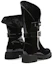 Lookbook (Women) Giuseppe Zanotti Rain Black 'Crackle Patent Leather Moto' I180010001