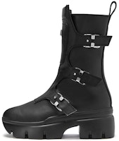 (Women) Giuseppe Zanotti Romey 'Black Leather Biker' I170027001 (Women) Giuseppe Zanotti Romey 'Black Leather Biker' I170027001