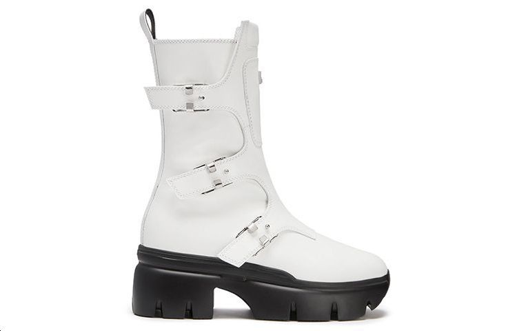 Order (Women) Giuseppe Zanotti Romey 'White Biker Boot' I170027002