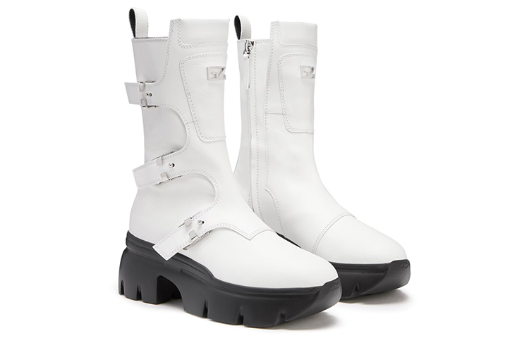 Lookbook (Women) Giuseppe Zanotti Romey 'White Biker Boot' I170027002