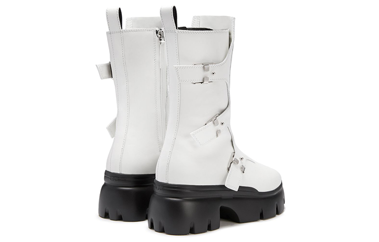 Purchase (Women) Giuseppe Zanotti Romey 'White Biker Boot' I170027002
