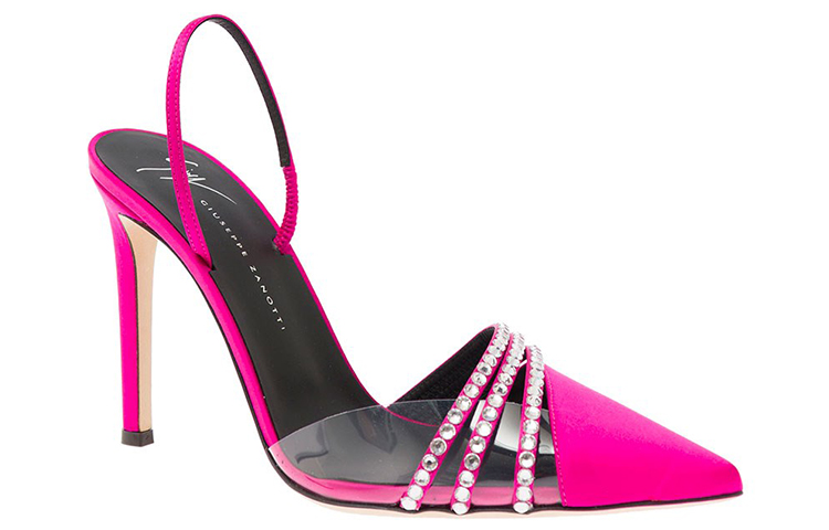 (W) Giuseppe Zanotti Satin Point 105 'Pink Crystal' 圖 2