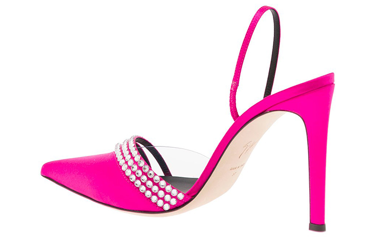 (W) Giuseppe Zanotti Satin Point 105 'Pink Crystal' 圖 3