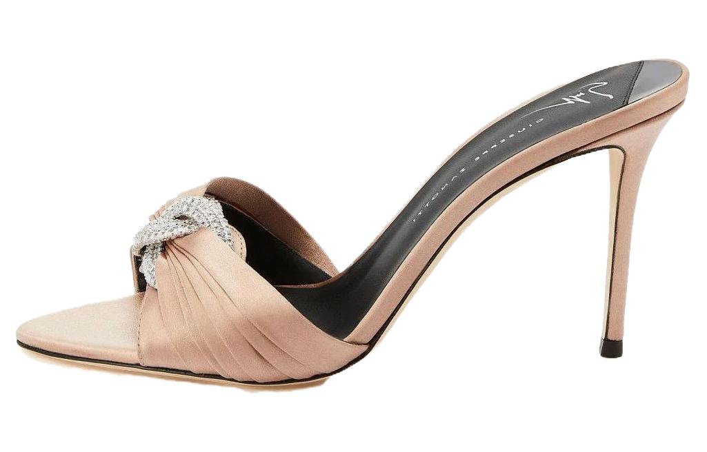 (Women) Giuseppe Zanotti Satin Slide 'Sleek' E300063A007