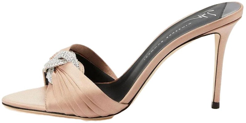 (W) Giuseppe Zanotti Satin Slide 'Sleek' Sandal Lelaki/Wanita E300063A007 Buy (W) Giuseppe Zanotti Satin Slide 'Sleek' Sandal Lelaki/Wanita E300063A007