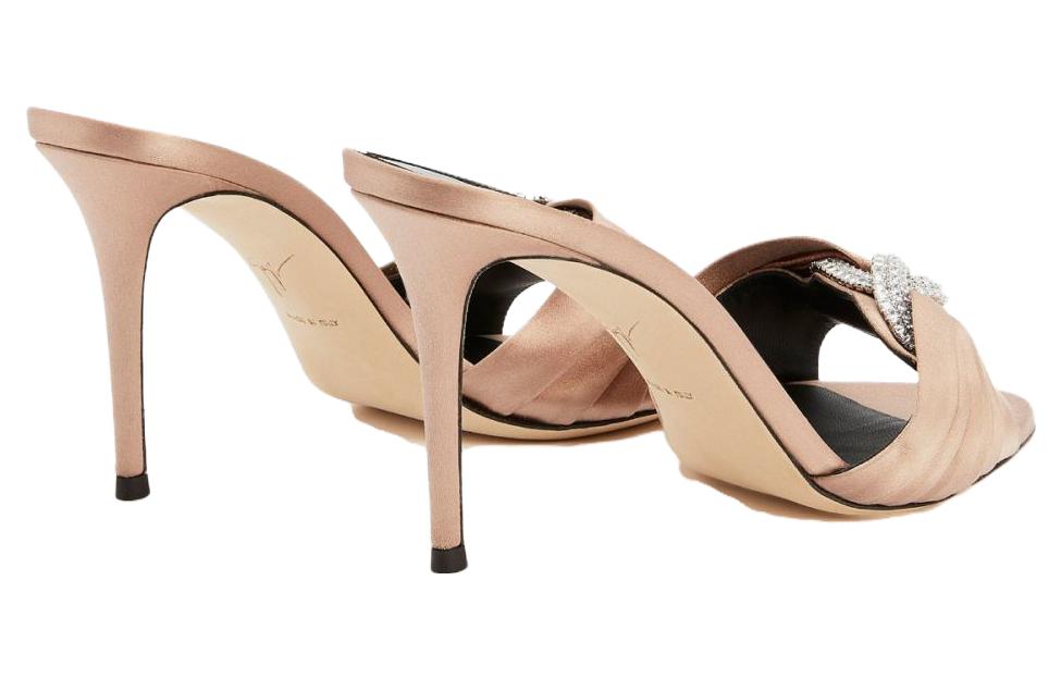 Lookbook (W) (女性用) ジュゼッペ・ザノッティ サテン スライド 'スリーク' E300063A007 E300063A007