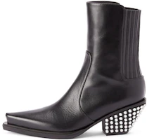 (Women) Giuseppe Zanotti Short Boot 'Black Leather' I370021001 (Women) Giuseppe Zanotti Short Boot 'Black Leather' I370021001