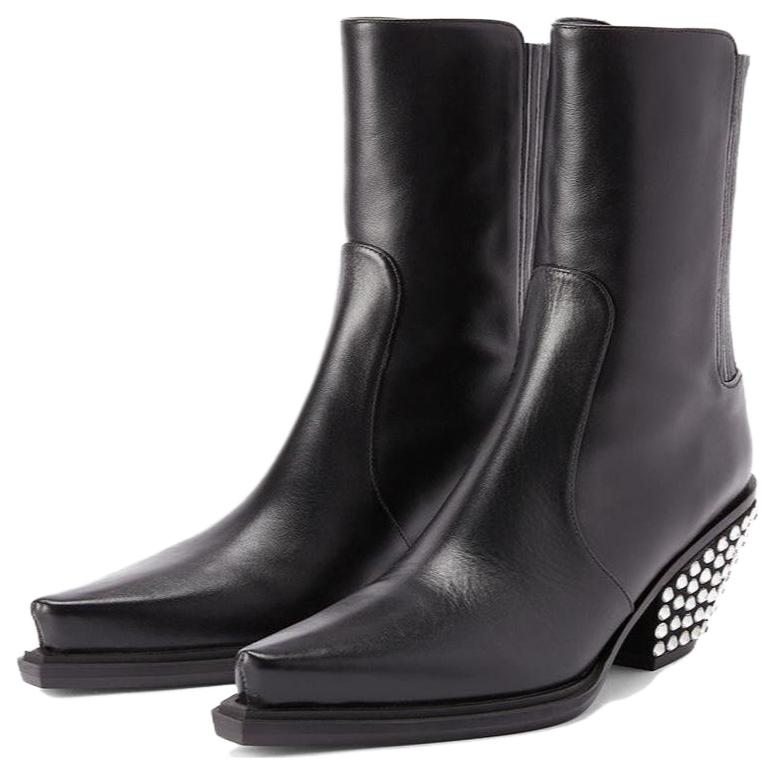 Lookbook (W) 주세페 자노티 블랙 레더 숏부츠 I370021001