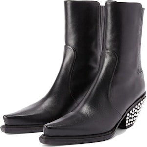 (W) Giuseppe Zanotti Sepatu Boot Pendek 'Kulit Hitam' I370021001 Lookbook (W) Giuseppe Zanotti Sepatu Boot Pendek 'Kulit Hitam' I370021001