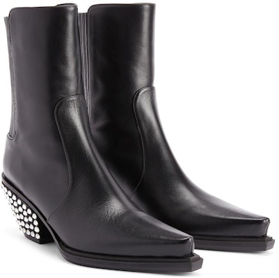 (Women) Giuseppe Zanotti Short Boot 'Black Leather' I370021001 Shop (Women) Giuseppe Zanotti Short Boot 'Black Leather' I370021001