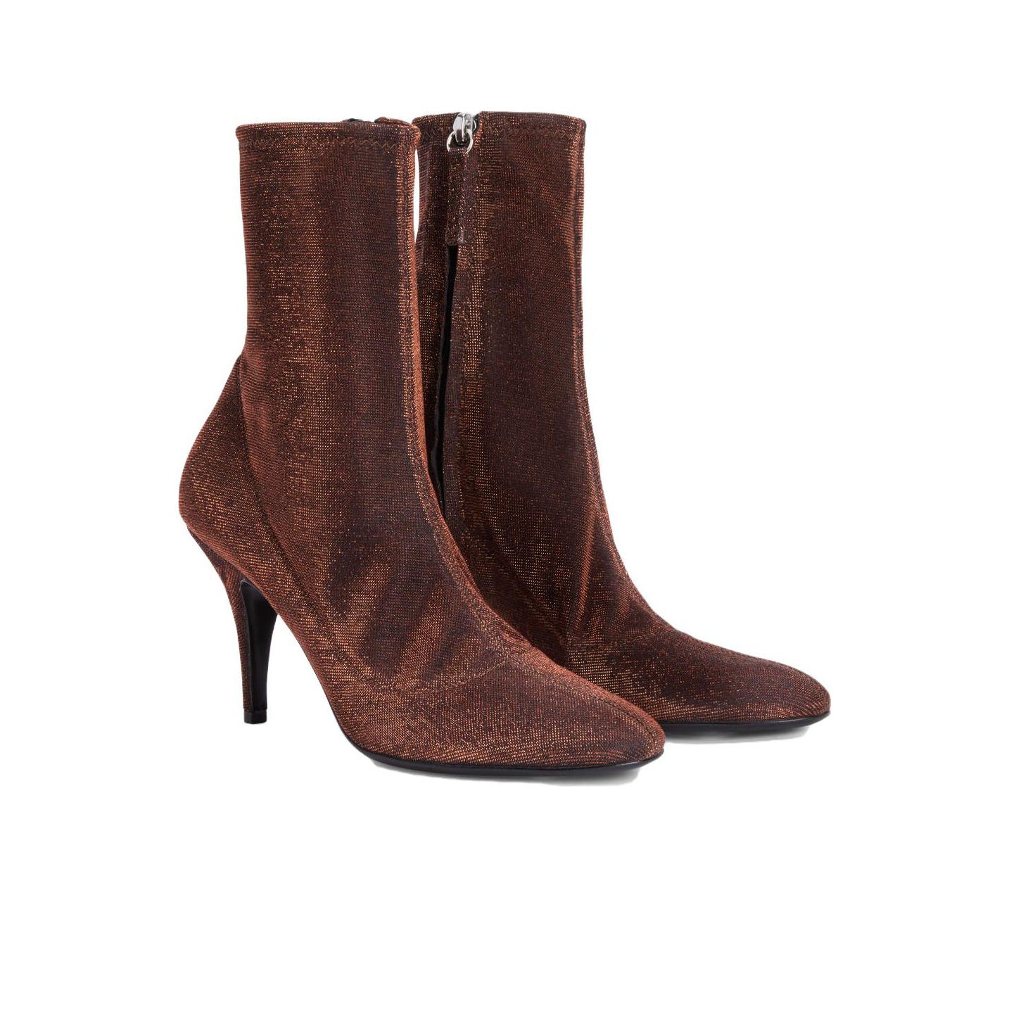 Lookbook (Women) Giuseppe Zanotti Short Boots 'Brass Zipper Stiletto' I270007006